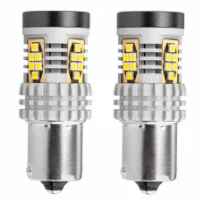 AMIO 02797 — Żarówki LED CANBUS 3020 24SMD 1156 BA15S P21W R10W R5W White 12V 24V AMIO-02797