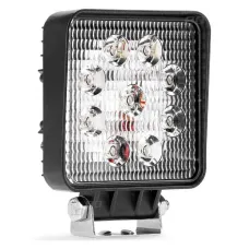 AMIO 01614 — Lampa robocza LED szperacz AWL03 9 LED 12V 24V AMIO-01614