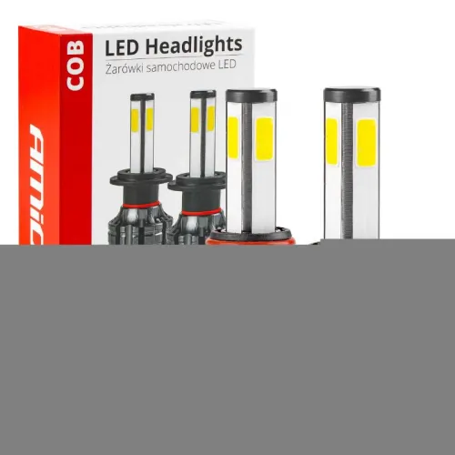 Żarówki samochodowe LED seria COB HB4 6500K AMIO-02847