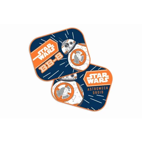 Zasłonki Boczne 2 szt 44*35cm STAR WARS BB8