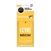 Odświeżacz powietrza AROMA CAR LETS SMILE Cotton Vanilla