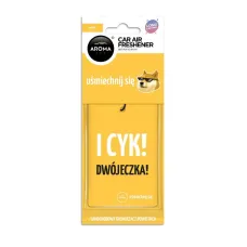 AROMA CAR A10663 — Odświeżacz powietrza AROMA CAR LETS SMILE Cotton Vanilla