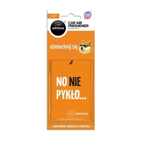 Odświeżacz powietrza AROMA CAR LETS SMILE Orange