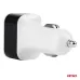 Ładowarka samochodowa 3x USB biała PCH-03 AMIO-01027