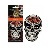 Odświeżacz powietrza AROMA CAR MUERTOS Skull Orange Man Island Driftwood
