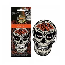 AROMA CAR A10379 — Odświeżacz powietrza AROMA CAR MUERTOS Skull Orange Man Island Driftwood