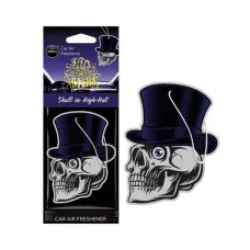 AROMA CAR A10380 — Odświeżacz powietrza AROMA CAR MUERTOS Skull in Hat Black Oud