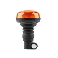 Lampa ostrzegawcza błyskowa mini kogut 18 LED flex R65 R10 12V 24V W21pl AMIO-02921