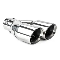 Końcówka tłumika wydechu stal nierdzewna  MT 022 chrom AMIO-02646