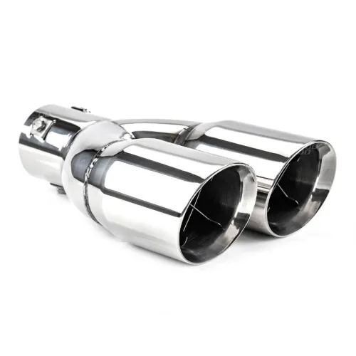 Końcówka tłumika wydechu stal nierdzewna  MT 022 chrom AMIO-02646