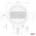 Lampa robocza szperacz LED AWL14 12V 24V AMIO-02428