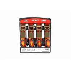 AMIO 02496 — Pasy transportowe z napinaczem - zestaw komplet 700 kg 25 mm 4,5 m 4 szt. BELT-0...