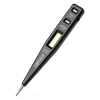 Tester próbnik napięcia 12-250V z wyświetlaczem LCD AMiO-03122