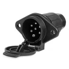AMIO 03221 — Gniazdo przyczepy 7 PIN Typ N 24V TIR AMIO-03221