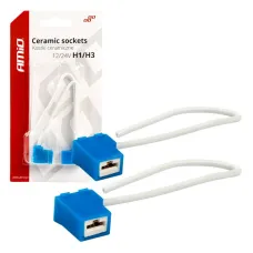 AMIO 03051 — Kostki ceramiczne kątowe H1 H3 wtyczka gniazdo AMIO-03051