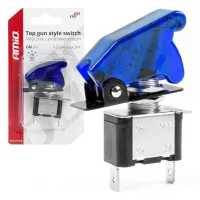 Włącznik przełącznik TOP GUN podświetlenie niebieskie AMIO-03096