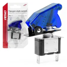 AMIO 03096 — Włącznik przełącznik TOP GUN podświetlenie niebieskie AMIO-03096