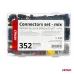 Kostki wtyki złącznik superseal hermetyczne 352 szt. AMIO-03035