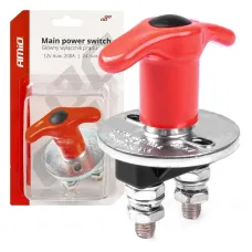 AMIO 03024 — Wyłącznik odłącznik prądu akumulatora hebel 12V 24V AMIO-03024