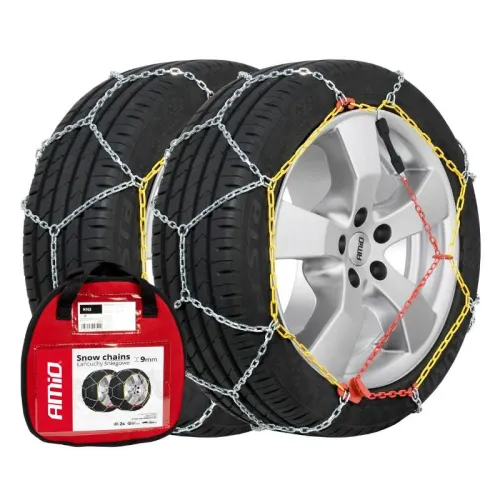 Łańcuchy śniegowe Ö-Norm  9mm + BAG KNS-130 AMIO-02322