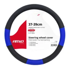 AMIO 01359 — Pokrowiec nakładka na kierownicę samochodową M 37-39cm SWC-04-M AMIO-01359