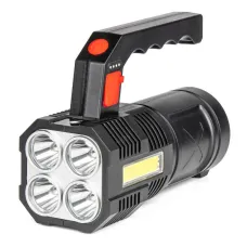 AMIO 03273 — Latarka akumulatorowa 4LED + COB 1200mAh AMIO-03273