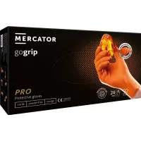 Rękawice nitrylowe pomarańczowe Mercator GoGrip Orange 50 sztuk rozmiar XXL