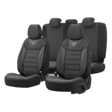 OTOM OT76893 — Komplet pokrowców na fotele samochodowe OTOM TORO 902 BLACK/SMOKED NZ