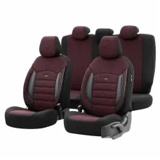 OTOM OT78482 — Komplet pokrowców na fotele samochodowe OTOM SPORT PLUS 103 BURGUNDY NZ