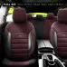 Komplet pokrowców na fotele samochodowe OTOM SPORT PLUS 103 BURGUNDY NZ