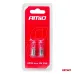 Żarówki halogenowe H21W 12V 21W BAY9S white 2szt. blister AMIO-03357