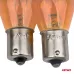 Żarówki halogenowe PY21W BAU15S 12V POMARAŃCZOWE 2szt. blister AMIO-03352