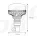 Lampa ostrzegawcza błyskowa kogut 36 LED flex R65 R10 12V 24V W03p AMIO-02293