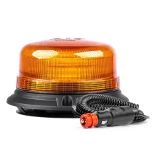 AMIO 02295 — Lampa ostrzegawcza błyskowa kogut 36 LED magnes R65 R10 12V 24V W03m AMIO-02295