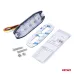 Lampa błyskowa ostrzegawcza płaska 4 LED R65 R10 12-24V AMIO-02298