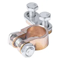 Klema akumulatora mosiężna 600AMP MINUS AMIO-01661