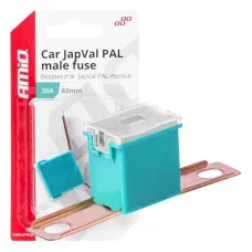 AMIO 03426 — Bezpiecznik samochodowy JAPVAL PAL męski 62mm 20A AMIO-03426