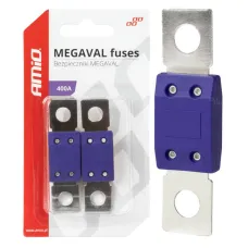 AMIO 03471 — Bezpieczniki samochodowe MEGAVAL MTA 2 szt. 400A AMIO-03471
