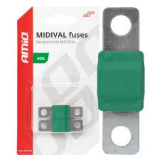 AMIO 03474 — Bezpieczniki samochodowe MIDIVAL MTA 2 szt. 40A AMIO-03474