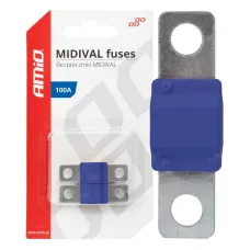 AMIO 03479 — Bezpieczniki samochodowe MIDIVAL MTA 2 szt. 100A AMIO-03479