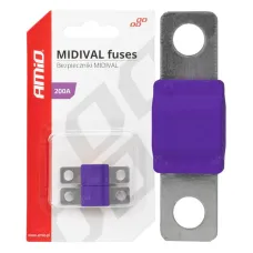 AMIO 03482 — Bezpieczniki samochodowe MIDIVAL MTA 2 szt. 200A AMIO-03482