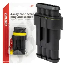 AMIO 03520 — Kostka wtyk złącze hermetyczne superseal 4 PIN AMIO-03520