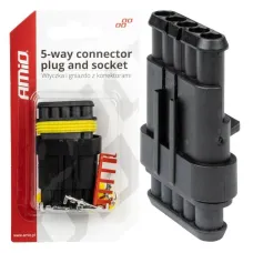AMIO 03521 — Kostka wtyk złącze hermetyczne superseal 5 PIN AMIO-03521