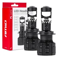 Żarówki samochodowe LED seria PL Lens H7 soczewka 6000K Canbus AMIO-03668