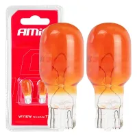 Żarówki halogenowe T15 WY16W W2.1x9.5d 12V 2  szt. AMIO-02550