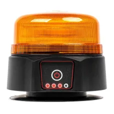 AMIO 03931 — Bezprzewodowa lampa ostrzegawcza kogut LED R65 R10 12V 24V AMIO-03931