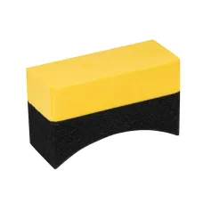 AMIO 02519 — Gąbka aplikator do opon samochodowych 95x35x65 mm AMIO-02519