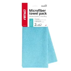 AMIO 03737 — Mikrofibra ściereczka uniwersalna na sucho i mokro 30x40 cm 350g 2 szt. AMIO-037...