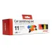 Zestaw gąbek do polerowania gąbki polerskie 9 el.+ dysk 80 mm + adapter M14 AMIO-02647