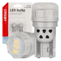 Żarówki LED 360 Pure Light Series STANDARD T10 W5W 3x3020 SMD White 12V 24V AMIO-03725
